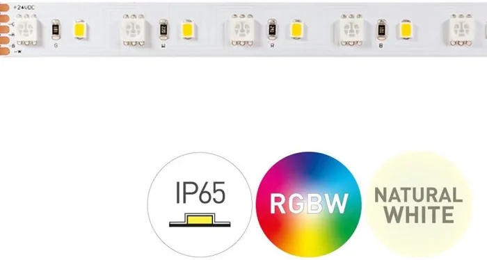 Tira Led Rgb+4000k 24v 18w/m 60led/m Ip65 5m Cc42090-5544