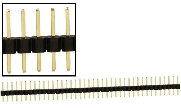 Tira Poste 40 Pin Macho Recto Paso 2,54 ZL209-40P