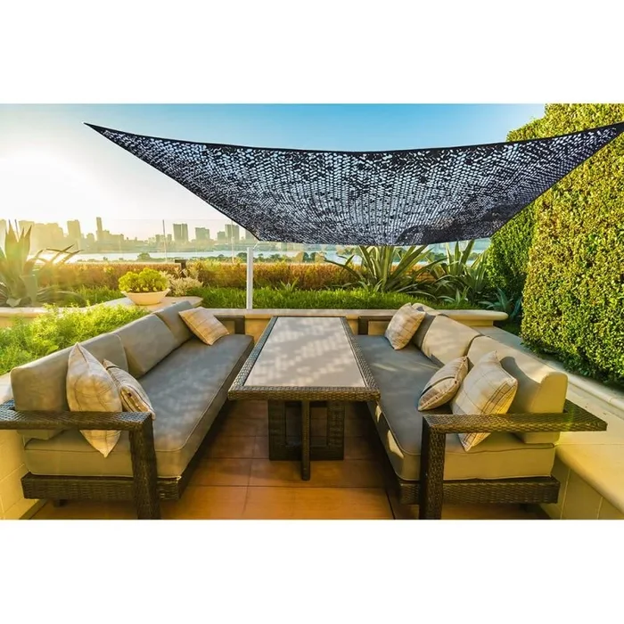 Toldo Vela de Sombra Rectangular Faura Negro 3 x 4 m Reversible Camuflaje – Marca: Faura – EAN: 8431978450535