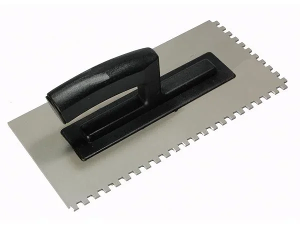 Toolland Peine de pegamento, dientes cuadrados, 3 mm de espesor