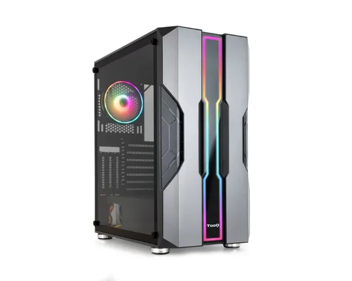TooQ Caja Semitorre Gaming TQGCC103-B “NIGHTCITY” Negra