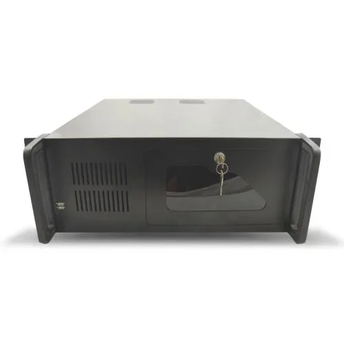 TOOQ RACK-406N-USB3 – Caja para Ordenador (para Rack de 19″ 4U, Formato ATX Cierre Frontal con Llave, 2 x USB 3.0)