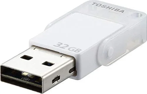 Toshiba TransMemory-EX U382 unidad flash USB 32 GB USB Type-A / USB Type-C / Micro-USB 3.2 Gen 1 (3.1 Gen 1) Blanco