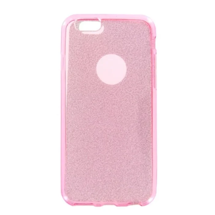 Tpu case glitter iphone 6/6s pink