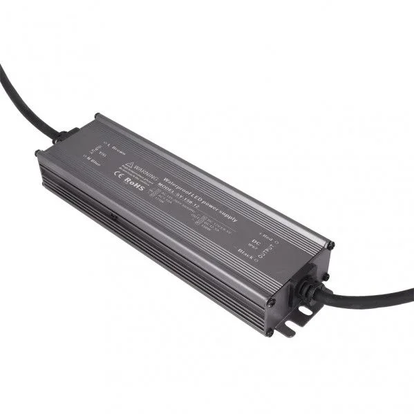 Transformador estanco 150w 12v ip68 3×5,5×20,5 cm