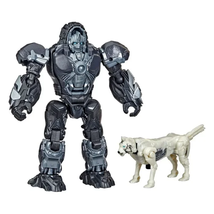 Transformers: el despertar de las bestias beast alliance weaponizer pack de 2 figuras optimus primal & arrowstripe 13 cm
