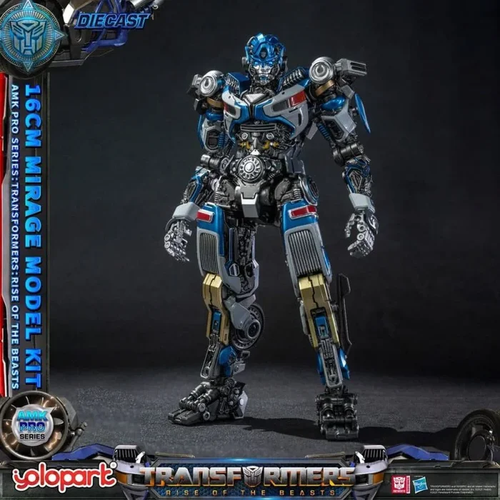 Transformers: rise of the beasts maqueta amk pro series mirage (oversea version) 16 cm