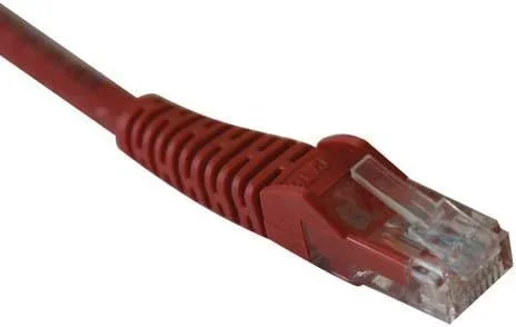 Tripp Lite N001-050-RD cable de red Rojo 15,24 m Cat5e