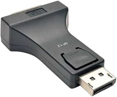 Tripp Lite P134-000-DVI-V2 cambiador de género para cable DisplayPort DVI-I Negro