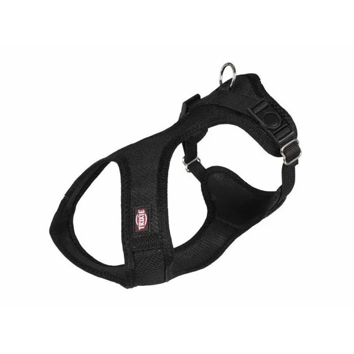 Trixie Arnés Suave, S-M: 35-60cm/20 mm, Negro