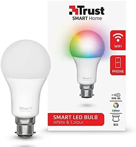 Trust 71282 iluminación inteligente Bombilla inteligente Wi-Fi Blanco