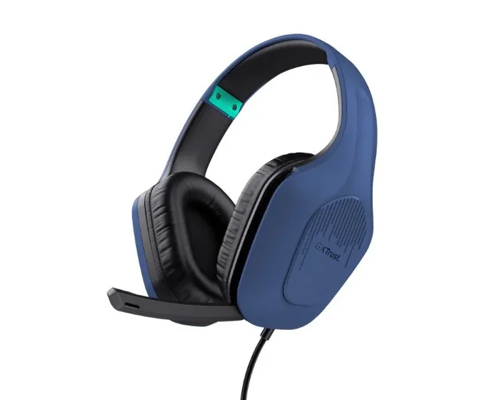 Trust GXT 415B Zirox Auriculares Alámbrico Diadema Juego Azul