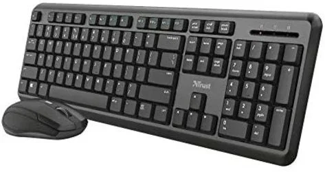Trust ODY teclado Ratón incluido RF inalámbrico QZERTY Inglés Negro