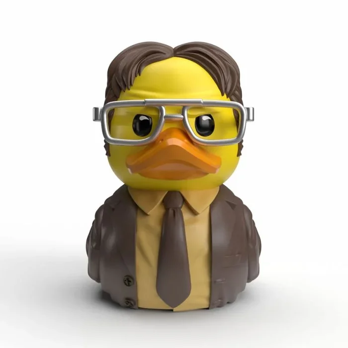 TUBBZ Mini: The Office – Jim Halpert Figura Mini Coleccionable de Pato de Goma Disfrazado