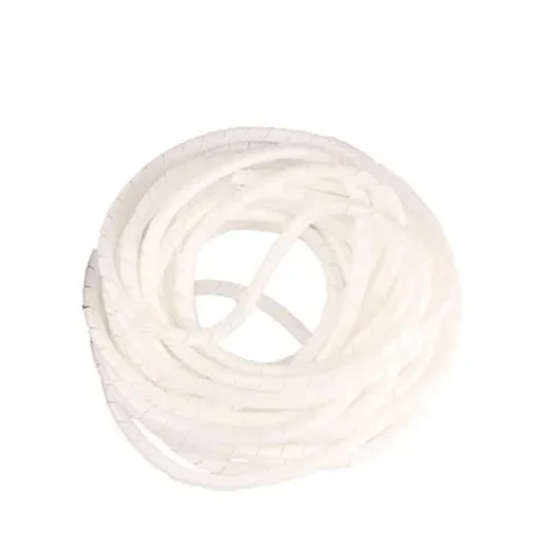 Tubo de Enrollamiento Aislado con Cinta Protectora de Cables Modelo 25 mm 2 m de Longitud (Blanco)