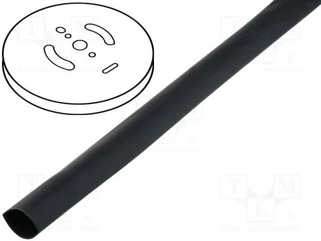Tubo Termorretráctil 1,6mm NEGRO (150m)