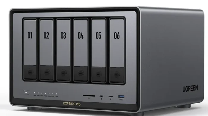 Ugreen network attached storage nas dxp6800 pro eu (diskless)
