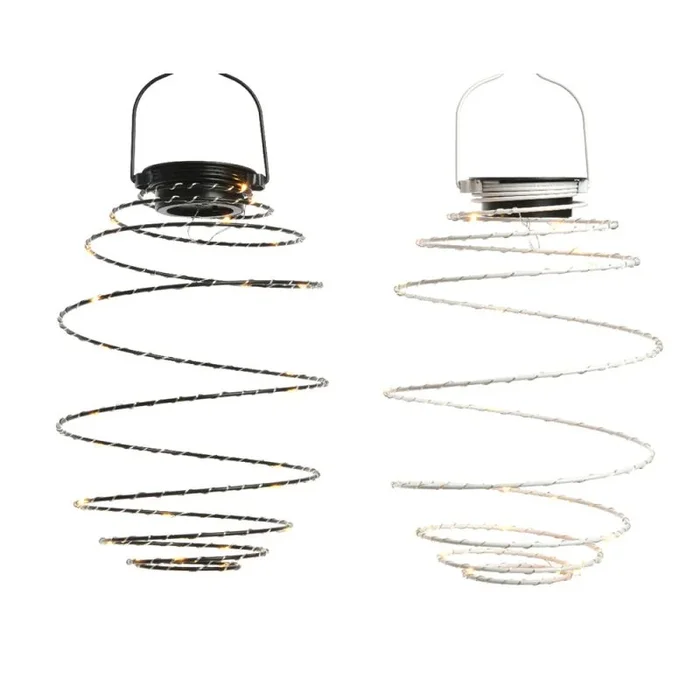 *ult.unidades*lampara colgante led espiral solar colores surtidos