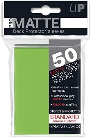 Ultra Pro – 330554 – Juego de Tarjetas – Funda para – limón Verde – 50 Piezas – D12