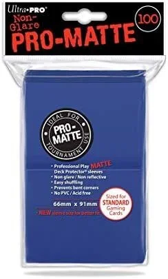 Ultra Pro PRO-MATTE (100 Count) Blue Deck Protector Sleeves – Magic the Gathering by Ultra Pro