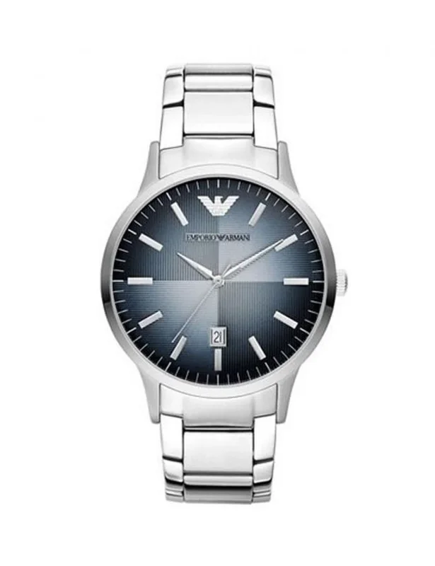 Unbekannt AR2472 – Reloj, Correa de Acero Inoxidable Color Plateado