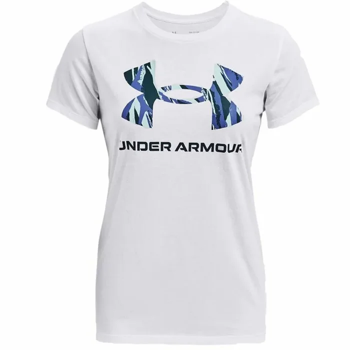Under Armour Camiseta de Manga Corta Mujer Graphic Blanco