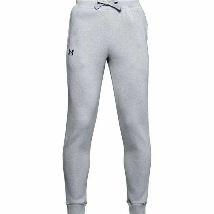 Under Armour Pantalón Rival Cotton Pantalón, Niños, Mod Gray Light Heather / / Black (011), YXL