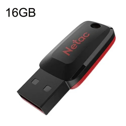 Unidad Flash USB Netac U197 Alta Velocidad 16 Gb Archivo de Oficina (Negro)