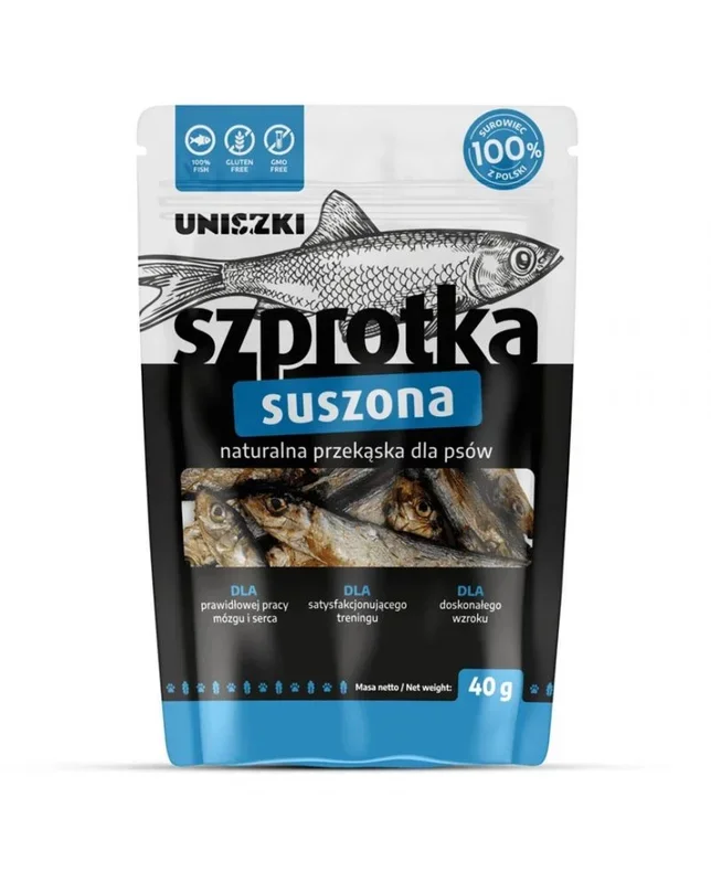 Uniszki espadín seco – golosina para perros – 40 g