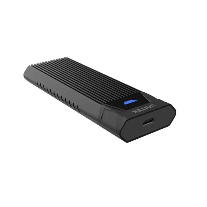 UNITEK S1203ABK caja para disco duro externo Caja externa para unidad de estado sólido (SSD) Negro M.2