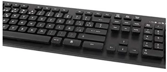 Unykach Teclado KB 901, con 104 Teclas de Membrana, Conexión USB, Disposición QWERTY Español