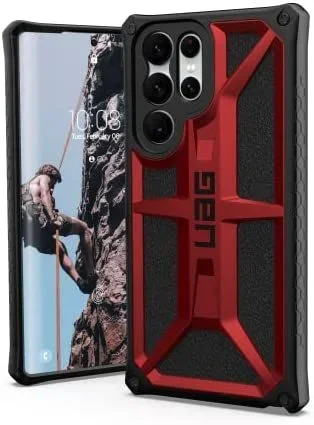 Urban Armor Gear Monarch funda para teléfono móvil 17,3 cm (6.8″) Negro, Rojo