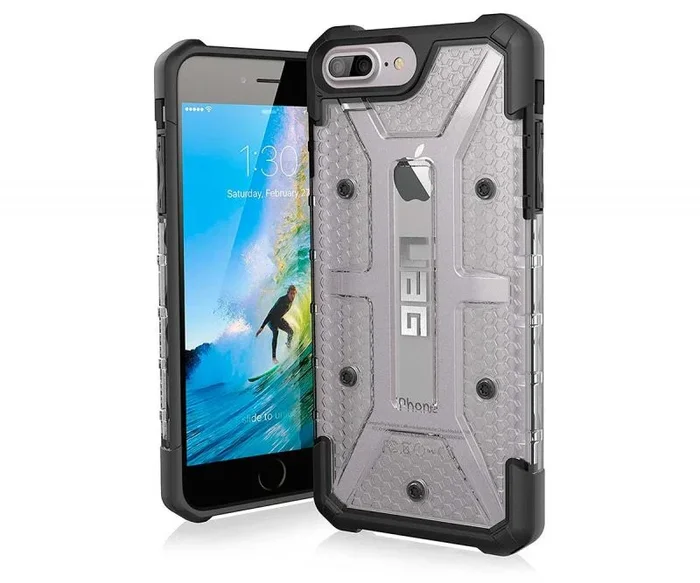 Urban armor gear plasma carcasa iphone 7 plus transparente resistente