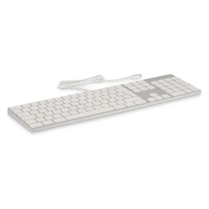Usb-c numeric keyboard 106 keys wired usb-c keyboard with 1x usb-c and aluminum upper cover – icelandic