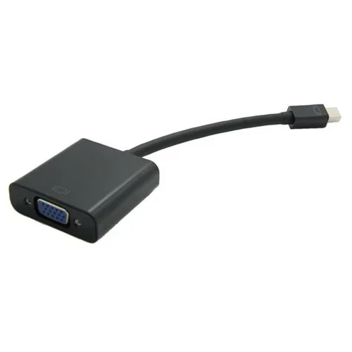 Value 12.99.3125 adaptador de cable de vídeo 150 m VGA (D-Sub) Mini DisplayPort Negro