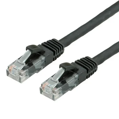 Value 21.99.1075 cable de red Negro 7 m Cat6 U/UTP (UTP)