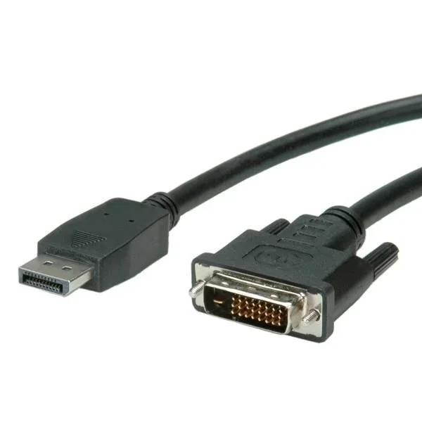 Value Cable DisplayPort DP ST – DVI-D ST, Negro, 3 m