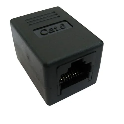 Value RJ45 Modular acoplador, Cat.6, no blindado, Negro