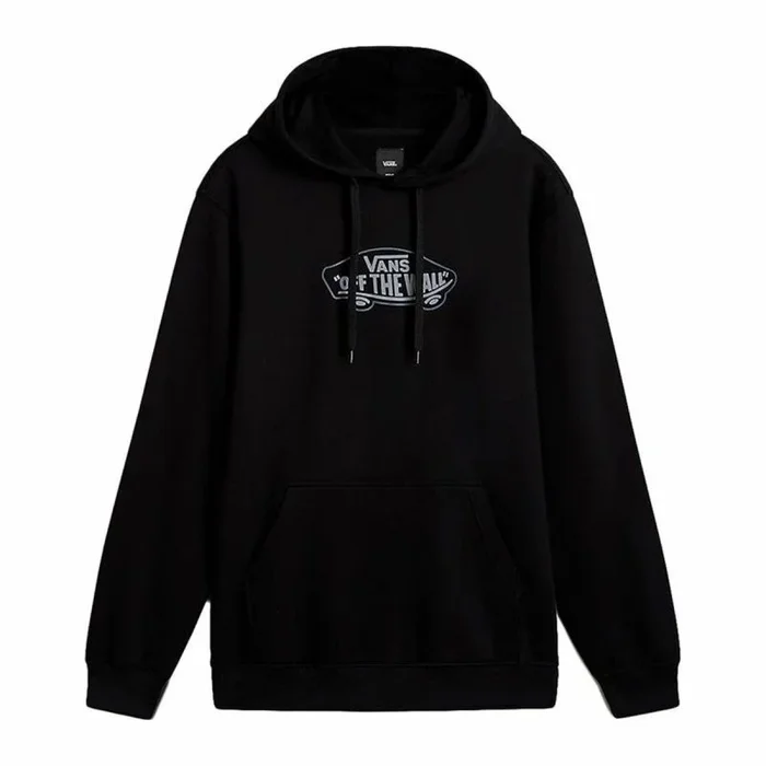 Vans Off The Wall Pullover II-b Sudadera con Capucha, Negro, L para Hombre
