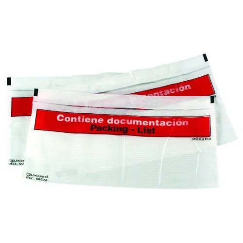Varios Caja de 1.000 Sobres Packing List 1/3a4-225×115 mm Texto Impreso