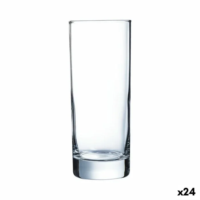Vaso luminarc islande transparente vidrio 330 ml (24 unidades)