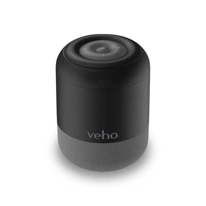 Veho Altavoz inalámbrico Bluetooth MZ-S | Portátil | Bluetooth 5.0 | 12 Horas de reproducción | Altavoz de Viaje | Negro (VSS-701-MZS-B)