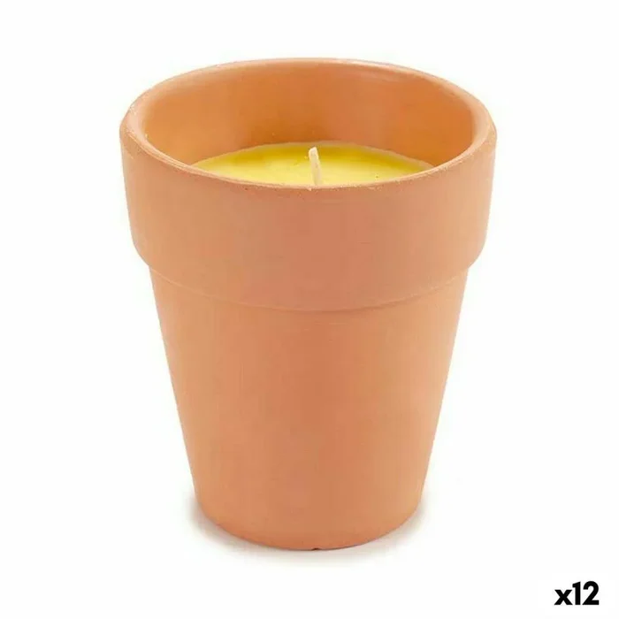 Vela citronela 8 x 8 x 8 cm (12 unidades)