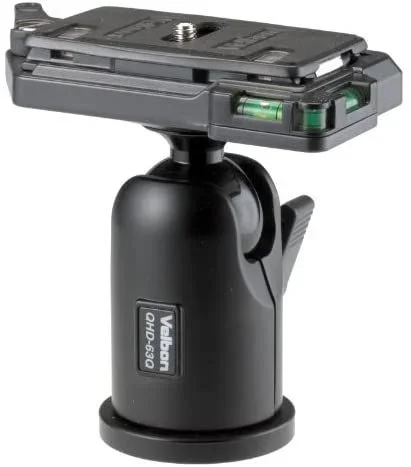 Velbon QHD-63Q cabeza de tripode Negro Universal Ball head