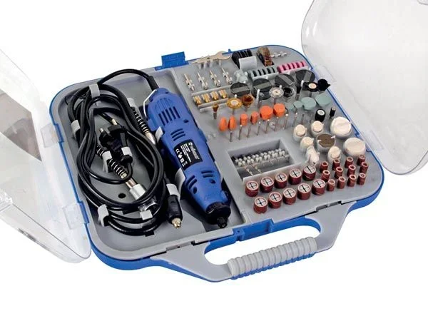 Velleman JUEGO DE TALADRO DE PRECISIÓN ELÉCTRICO & GRABADO – 162 uds.