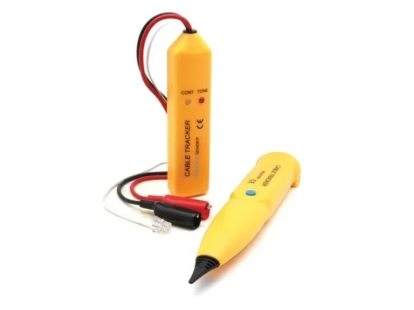 Velleman Localizador de cables y probador de cables con generador de tono para detectar interrupciones de alambre, cable perimetral para todas las cortadoras de césped robot, cableado eléctrico y
