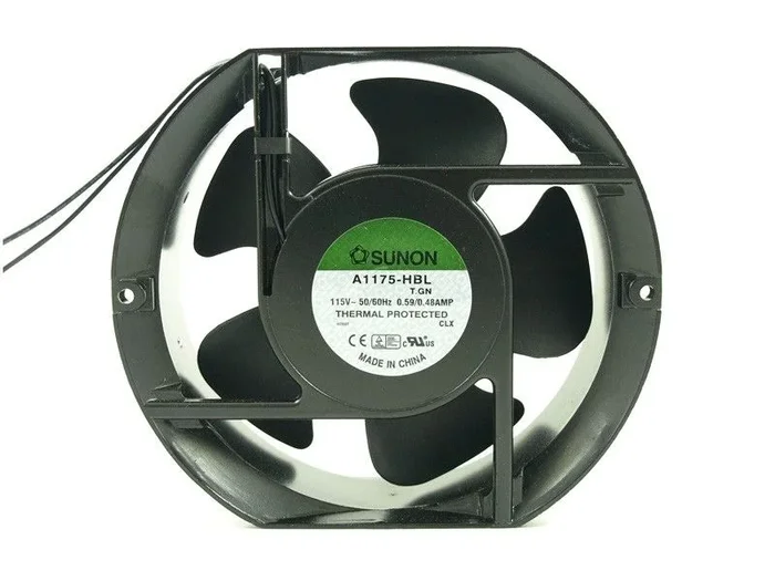 Ventilador 115Vac 171x151x51mm 2 Cables Bolas 25W