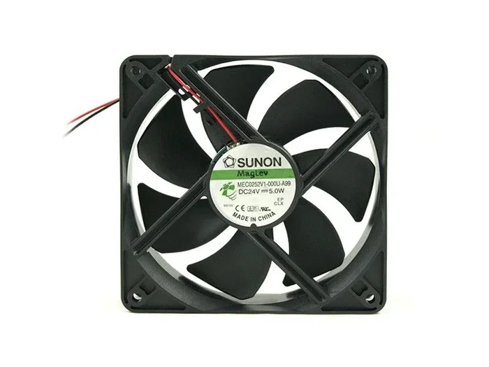 Ventilador 24Vdc Medidas 120x120x25mm 2 Cables Friccion 5W Sunon