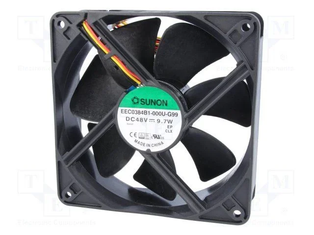 Ventilador 48vdc 120x120x38mm 9,7w 3h Bolas Eec0384b1-g99