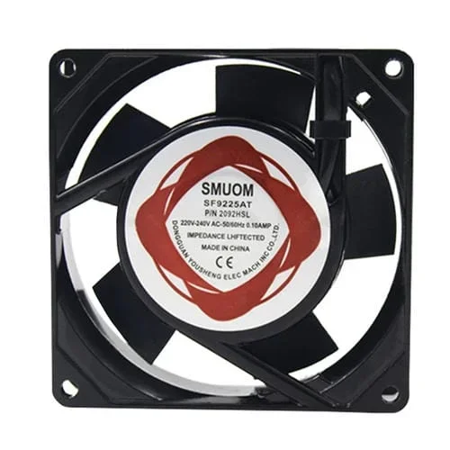 Ventilador de Disipación de Calor para Gabinete de Chasis Silencioso 9 cm con Rodamiento de Bolas Doble 110 V